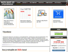 Tablet Screenshot of noteshot.com